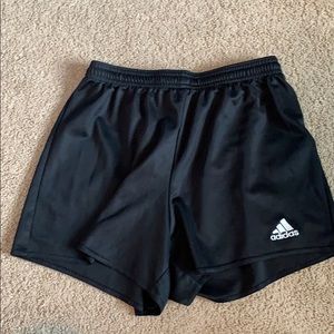 Black adidas shorts